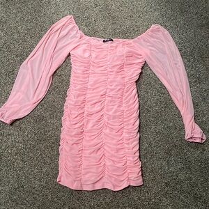 Pink Fashion Tight Dress